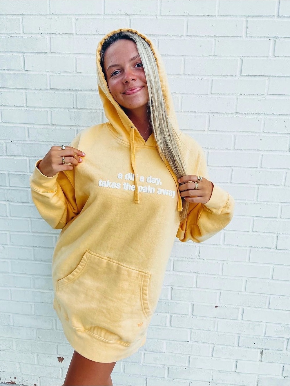 Sadie Crowell Yellow Merch Hoodie Sweatshirt